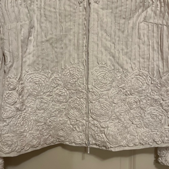 Women's Samuel Dong Designer White Jacket size Small - Picture 10 of 10